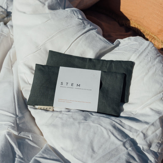 Lavender + Chamomile Eye Pillow - Kale ** PRE-ORDER **