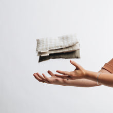 Load image into Gallery viewer, LAVENDER + CHAMOMILE EYE PILLOW - SEA SALT
