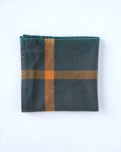 Load image into Gallery viewer, COTTON WASH CLOTH - CURRANT &amp; FOREST GREEN
